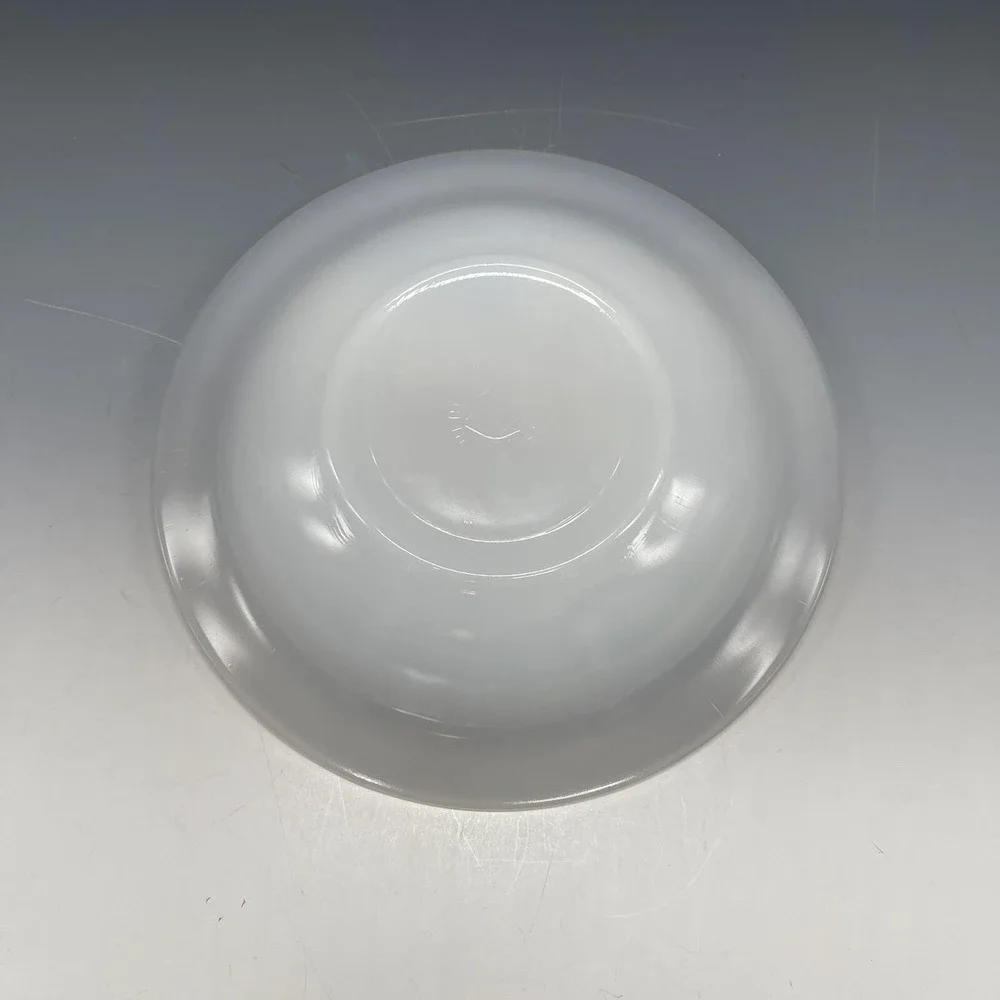 Vintage‎ FEDERAL GLASS Mesa Glass Iridescent Brown Rim Soup Bowl Speckle A41